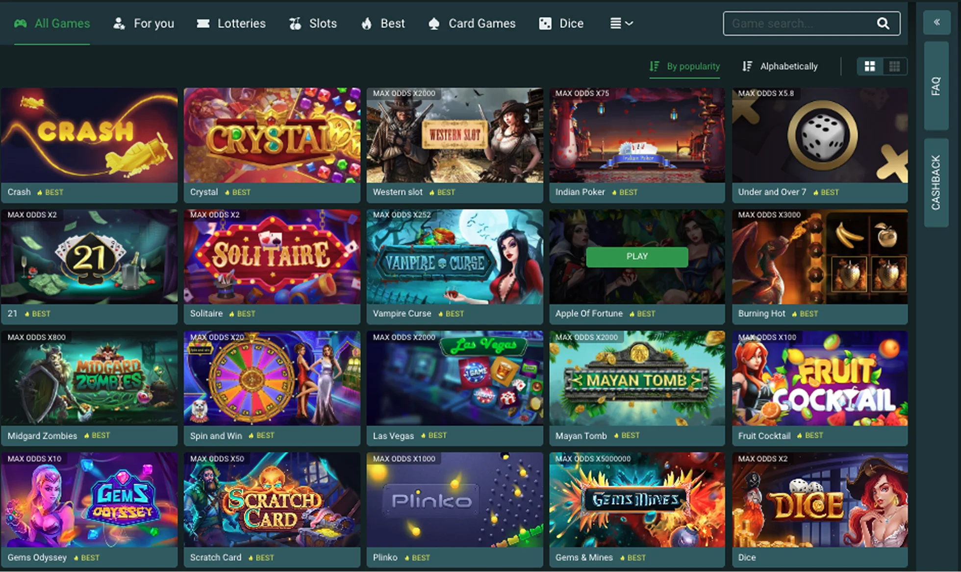 22Casino Tragamonedas Populares